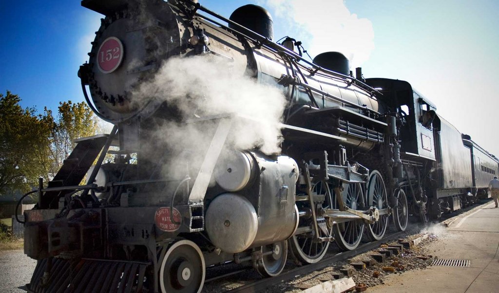 Engine at the Kentucky Railway Museum in Bardstown