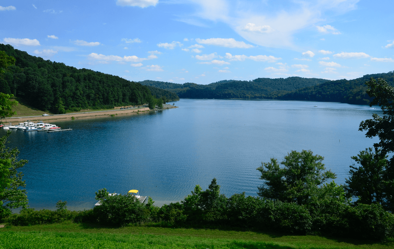 Tygart Lake State Park in Grafton, West Virginia